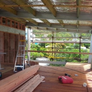 new north deck under construction